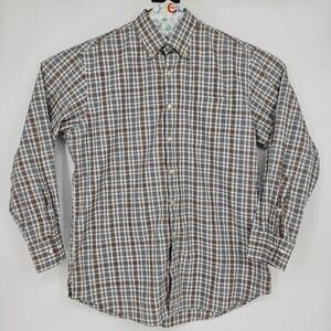 Peter‎ Millar Shirt Mens Large Button Up Long Sleeve Preppy Plaid Casual